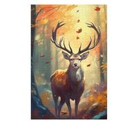 75x50cm/1000pcs Puzzles pour Adolescentes Autumnal Majesty in The Forest Jeu De Puzzle Et Casse-tête pour Adultes - Cadeaux pour Femmes (Anniversaire, Noël) 75x50cm/1000pcs