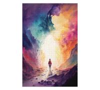 75x50cm/1000pcs Puzzles pour Adolescentes Colorful Pathway to Light Jeu De Puzzle Et Casse-tête pour Adultes - Cadeaux pour Femmes (Anniversaire, Noël) 75x50cm/1000pcs