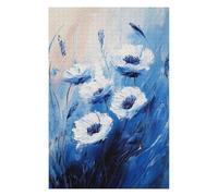75x50cm/1000pcs Puzzles pour Adolescentes Cornflower Painting Jeu De Puzzle Et Casse-tête pour Adultes - Cadeaux pour Femmes (Anniversaire, Noël) 75x50cm/1000pcs