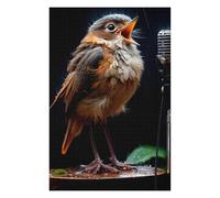75x50cm/1000pcs Puzzles pour Adolescentes Cute Bird Singing Jeu De Puzzle Et Casse-tête pour Adultes - Cadeaux pour Femmes (Anniversaire, Noël) 75x50cm/1000pcs