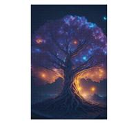 75x50cm/1000pcs Puzzles pour Adolescentes Enchanted Cosmic Tree -5 Jeu De Puzzle Et Casse-tête pour Adultes - Cadeaux pour Femmes (Anniversaire, Noël) 75x50cm/1000pcs