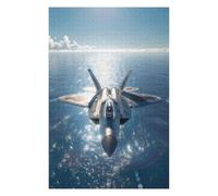 75x50cm/1000pcs Puzzles pour Adolescentes F22 Raptor Over The Ocean Jeu De Puzzle Et Casse-tête pour Adultes - Cadeaux pour Femmes (Anniversaire, Noël) 75x50cm/1000pcs