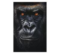75x50cm/1000pcs Puzzles pour Adolescentes Gorilla Ape Portrait Jeu De Puzzle Et Casse-tête pour Adultes - Cadeaux pour Femmes (Anniversaire, Noël) 75x50cm/1000pcs