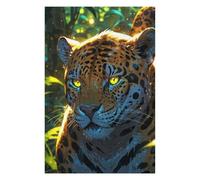 75x50cm/1000pcs Puzzles pour Adolescentes Mystical Jaguar in Jungle Jeu De Puzzle Et Casse-tête pour Adultes - Cadeaux pour Femmes (Anniversaire, Noël) 75x50cm/1000pcs