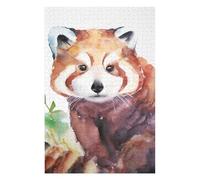 75x50cm/1000pcs Puzzles pour Adolescentes Wild Red Panda Jeu De Puzzle Et Casse-tête pour Adultes - Cadeaux pour Femmes (Anniversaire, Noël) 75x50cm/1000pcs