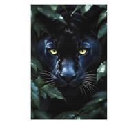 75x50cm/1000pcs Puzzles pour Adolescents Black Panther Close-Up Puzzle pour Adultes, Jeu De Réflexion, Cadeau pour Femmes, Défi Éducatif 75x50cm/1000pcs
