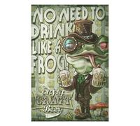 75x50cm/1000pcs Puzzles pour Adolescents Craft Beer Frog Puzzles pour Adultes Jeu Manuel Défi Difficile Aidez Votre Cerveau À Faire Travailler 75x50cm/1000pcs