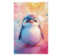 75x50cm/1000pcs Puzzles pour Adolescents Cute Baby Penguin Puzzle Mural, Jouet, Décoration, Défi Difficile, Cadeau Anti-Stress 75x50cm/1000pcs
