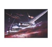 75x50cm/1000pcs Puzzles pour Adolescents Heinkel He219 Night Jeu De Puzzle Et De Réflexion, Cadeaux pour Femmes, À Offrir À Toute La Famille 75x50cm/1000pcs