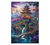 75x50cm/1000pcs Puzzles pour Adolescents Japanese Sunset Fantasy 04 Puzzle pour Adultes, Jeu De Réflexion, Cadeau pour Femmes, Défi Éducatif 75x50cm/1000pcs