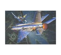 75x50cm/1000pcs Puzzles pour Adolescents Mig21 PF Vs F4 Phantom II Puzzles pour Adultes : Jeux Relaxants, Défis Difficiles, Cadeaux Et Anniversaires Uniques 75x50cm/1000pcs