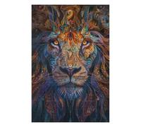 75x50cm/1000pcs Puzzles pour Adolescents Mystical Abstract Lion Puzzles pour Adultes - Jeu De Réflexion - Décoration Intérieure - Difficile Et Stimulant 75x50cm/1000pcs