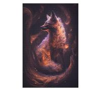75x50cm/1000pcs Puzzles pour Adolescents Nine Tailed Fox in Space Puzzle Anti-Stress - Décoration Idéale pour Un Anniversaire Ou Noël 75x50cm/1000pcs