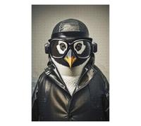 75x50cm/1000pcs Puzzles pour Adolescents Penguin Detective Puzzles Jeux Amusants Découpe De Précision Cadeaux Uniques pour Anniversaire Et Noël 75x50cm/1000pcs