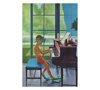 75x50cm/1000pcs Puzzles pour Adolescents Piano Diver Puzzle pour Adultes - Jeu De Réflexion - Anti-Stress - Stimule Le Cerveau