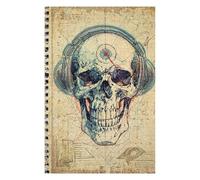 75x50cm/1000pcs Puzzles pour Adolescents Rad Music Skull Sketchbook Puzzle Anti-Stress - Décoration Idéale pour Un Anniversaire Ou Noël 75x50cm/1000pcs