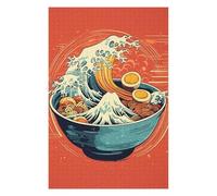 75x50cm/1000pcs Puzzles pour Adolescents Ramen Japanese Food Casse-têtes pour Adolescents - Jeu De Réflexion - Cadeau d'anniversaire - Activités Amusantes À La Maison 75x50cm/1000pcs
