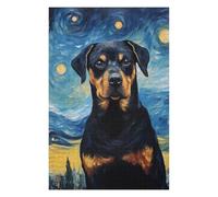 75x50cm/1000pcs Puzzles pour Adolescents Rottweiler Puzzle pour Adultes - Jeu Manuel - Décoration Parfaite - Difficile Et Stimulant 75x50cm/1000pcs