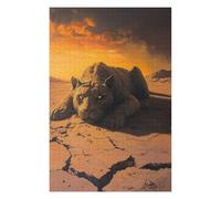 75x50cm/1000pcs Puzzles pour Adolescents Shadow of The Last Sun Puzzles pour Adultes - Jeu Manuel - Assemblage De Motifs - Cadeaux d'anniversaire Uniques 75x50cm/1000pcs