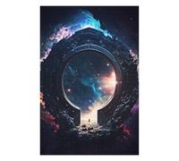 75x50cm/1000pcs Puzzles pour Adolescents Space Portal Magic Puzzle Anti-Stress - Décoration Idéale pour Un Anniversaire Ou Noël 75x50cm/1000pcs