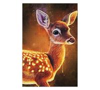 75x50cm/1000pcs Puzzles pour Adolescents Splatter Deer Puzzles pour Adultes Jeu Manuel Défi Difficile Aidez Votre Cerveau À Faire Travailler 75x50cm/1000pcs