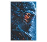 75x50cm/1000pcs Puzzles pour Adolescents Storm Skier Digital Art Puzzles pour Adultes Jeu Manuel Défi Difficile Aidez Votre Cerveau À Faire Travailler 75x50cm/1000pcs