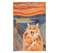 75x50cm/1000pcs Puzzles pour Adolescents The Scream Cat Puzzle Anti-Stress - Décoration Idéale pour Un Anniversaire Ou Noël 75x50cm/1000pcs