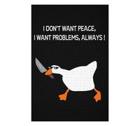 75x50cm/1000pcs Puzzles pour Adolescents Untitled Goose Crazy 2 Puzzle pour Adultes - Jeu Manuel - Décoration Parfaite - Difficile Et Stimulant 75x50cm/1000pcs