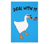 75x50cm/1000pcs Puzzles pour Adolescents Untitled Goose Deal Ducks Puzzle pour Adultes - Jeu De Réflexion - Anti-Stress - Stimule Le Cerveau