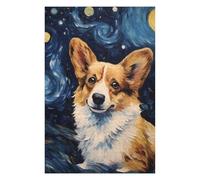 75x50cm/1000pcs Puzzles pour Adolescents Welsh Corgi Puzzle pour Adultes, Jeu De Réflexion, Cadeau pour Femmes, Défi Éducatif 75x50cm/1000pcs