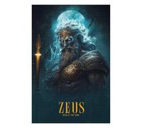 75x50cm/1000pcs Puzzles pour Adolescents Zeus Puzzle pour Adultes - Jeu Familial - Niveau De Difficulté Élevé - Cadeaux De Noël Et d'anniversaire 75x50cm/1000pcs