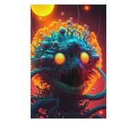 75x50cm/1000pcs Puzzles pour Adultes Alien Creature in Space Puzzle pour Adultes - Jeu Manuel - Idée De Jeu Éducatif pour Se Divertir À La Maison 75x50cm/1000pcs