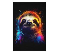 75x50cm/1000pcs Puzzles pour Adultes Amazing Sloth Jeux De Puzzle Relaxants Analyse Et Logique Cadeaux Uniques pour Un Anniversaire Et Noël 75x50cm/1000pcs