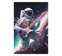 75x50cm/1000pcs Puzzles pour Adultes Astronaut Playing Guitar in Space -4 Puzzle pour Adultes - Jeu Manuel - Idée De Jeu Éducatif pour Se Divertir À La Maison 75x50cm/1000pcs