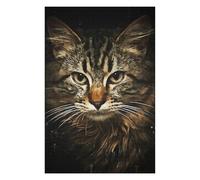 75x50cm/1000pcs Puzzles pour Adultes Black Cute Puzzles pour Adolescents Jeu Familial Course De Vitesse Manuelle Cadeaux Uniques pour Anniversaire Et Noël 75x50cm/1000pcs