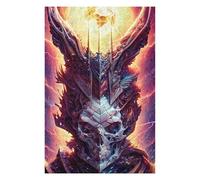 75x50cm/1000pcs Puzzles pour Adultes Electricity-Infused Helmet Artwork Puzzle - Jeu Manuel - Décoration Murale - Cadeaux Uniques pour Anniversaire Et Noël 75x50cm/1000pcs