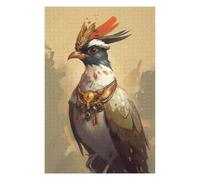 75x50cm/1000pcs Puzzles pour Adultes Falcon Bird Puzzles pour Adolescents Jouets À Faire Soi-même Découpe De Précision Interaction Parent-Enfant 75x50cm/1000pcs