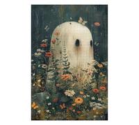 75x50cm/1000pcs Puzzles pour Adultes Floral Bohoo Ghost Puzzles pour Adolescents Jeu Familial Course De Vitesse Manuelle Cadeaux Uniques pour Anniversaire Et Noël 75x50cm/1000pcs