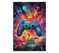 75x50cm/1000pcs Puzzles pour Adultes Galactic Gaming Odyssey Puzzle - Jeu Manuel - Décoration Murale - Cadeaux Uniques pour Anniversaire Et Noël 75x50cm/1000pcs
