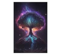 75x50cm/1000pcs Puzzles pour Adultes Galactic Tree of Life Casse-têtes pour Adultes, Jeu De Réflexion, Découpe De Précision, Difficile Et Stimulant 75x50cm/1000pcs
