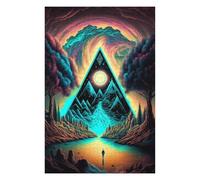 75x50cm/1000pcs Puzzles pour Adultes Gate to The Celestial Realm Puzzle - Jeu Manuel - Décoration Murale - Cadeaux Uniques pour Anniversaire Et Noël 75x50cm/1000pcs