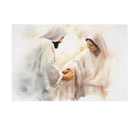 75x50cm/1000pcs Puzzles pour Adultes Jesus Christ - Endless Compassion Puzzle pour Adultes Jeux Relaxants Analyse Et Logique Défi À Compléter 75x50cm/1000pcs