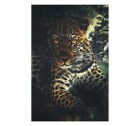 75x50cm/1000pcs Puzzles pour Adultes Leopard in The Wild Puzzles pour Adultes Jeux De Société Décoration Murale Interaction Parent-Enfant 75x50cm/1000pcs