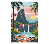 75x50cm/1000pcs Puzzles pour Adultes Madagascar Falls Puzzles pour Adolescents Jouets À Faire Soi-même Découpe De Précision Interaction Parent-Enfant 75x50cm/1000pcs