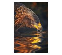 75x50cm/1000pcs Puzzles pour Adultes Magical Eagle in The Dark Casse-têtes pour Adultes, Jeu De Réflexion, Découpe De Précision, Difficile Et Stimulant 75x50cm/1000pcs