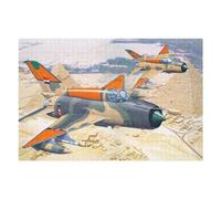 75x50cm/1000pcs Puzzles pour Adultes MikoyanGurevich Mig21 Puzzles pour Adolescents Jeux Relaxants Décoration Murale Cadeaux Uniques pour Anniversaire Et Noël 75x50cm/1000pcs