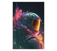 75x50cm/1000pcs Puzzles pour Adultes Neon Explosion Astronaut Jeux De Puzzle Relaxants Analyse Et Logique Cadeaux Uniques pour Un Anniversaire Et Noël 75x50cm/1000pcs