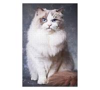 75x50cm/1000pcs Puzzles pour Adultes New Cat Atwork Puzzle pour Adultes Jeu Manuel Une Œuvre d'art Cadeaux Uniques pour Anniversaire Et Noël 75x50cm/1000pcs