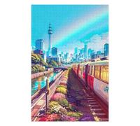 75x50cm/1000pcs Puzzles pour Adultes Next Stop Tokyo Casse-têtes pour Adultes, Jeu De Réflexion, Découpe De Précision, Difficile Et Stimulant 75x50cm/1000pcs