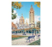 75x50cm/1000pcs Puzzles pour Adultes Park in Montmartre Puzzles pour Adolescents Jeu Familial Course De Vitesse Manuelle Cadeaux Uniques pour Anniversaire Et Noël 75x50cm/1000pcs